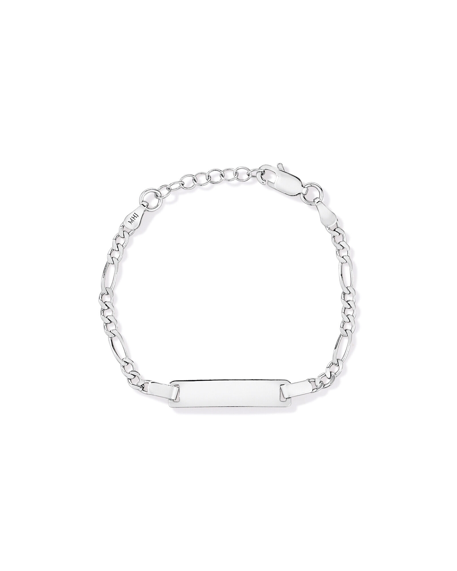 Bracelet d&rsquo;identification pour enfants en argent sterling
