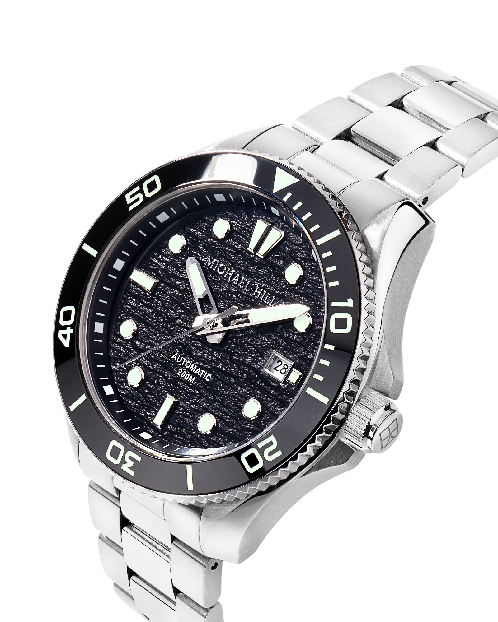 Men&rsquo;s Diver's Watch in Stainless Steel