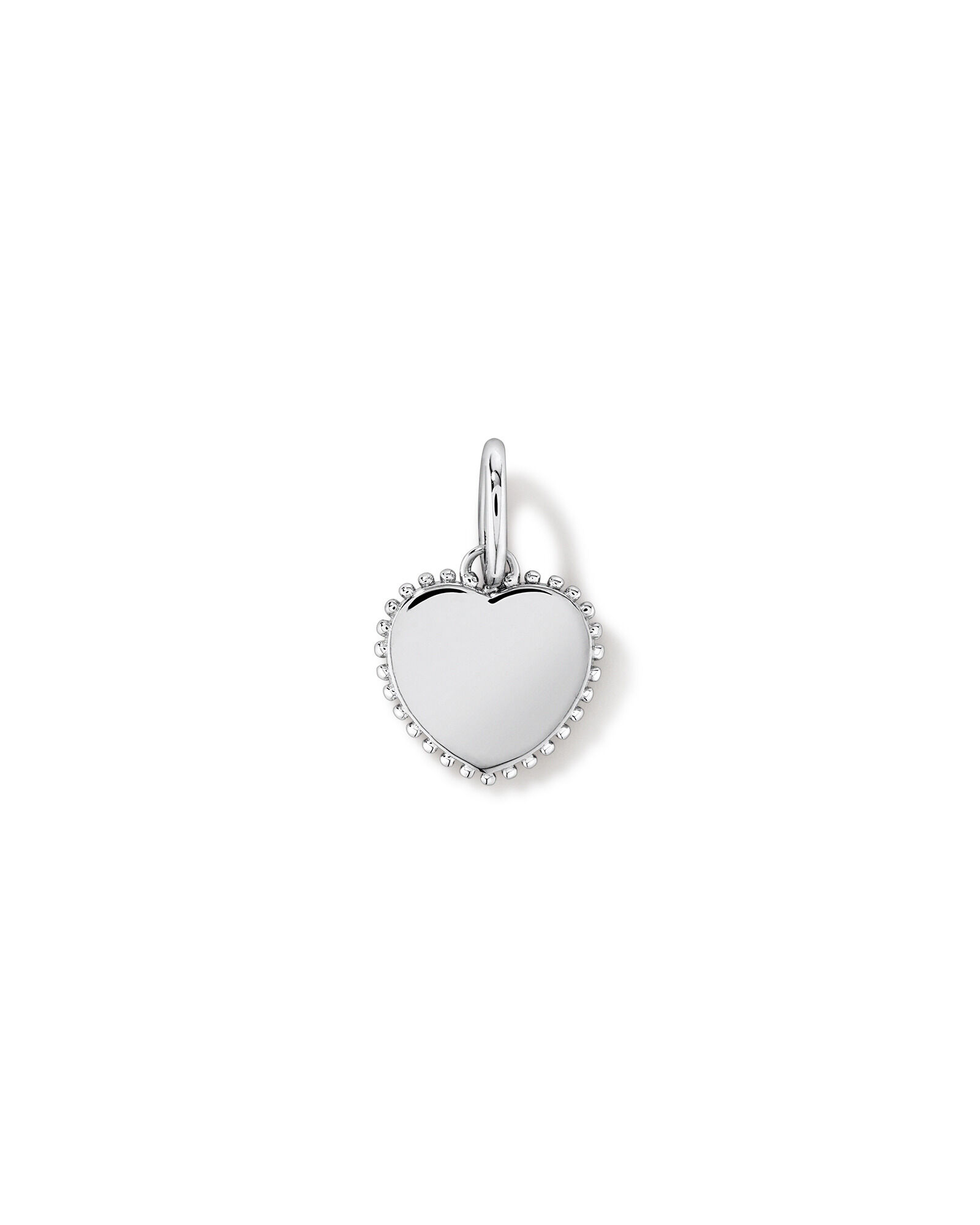 Mother of Pearl Love Heart Pendant in Sterling Silver
