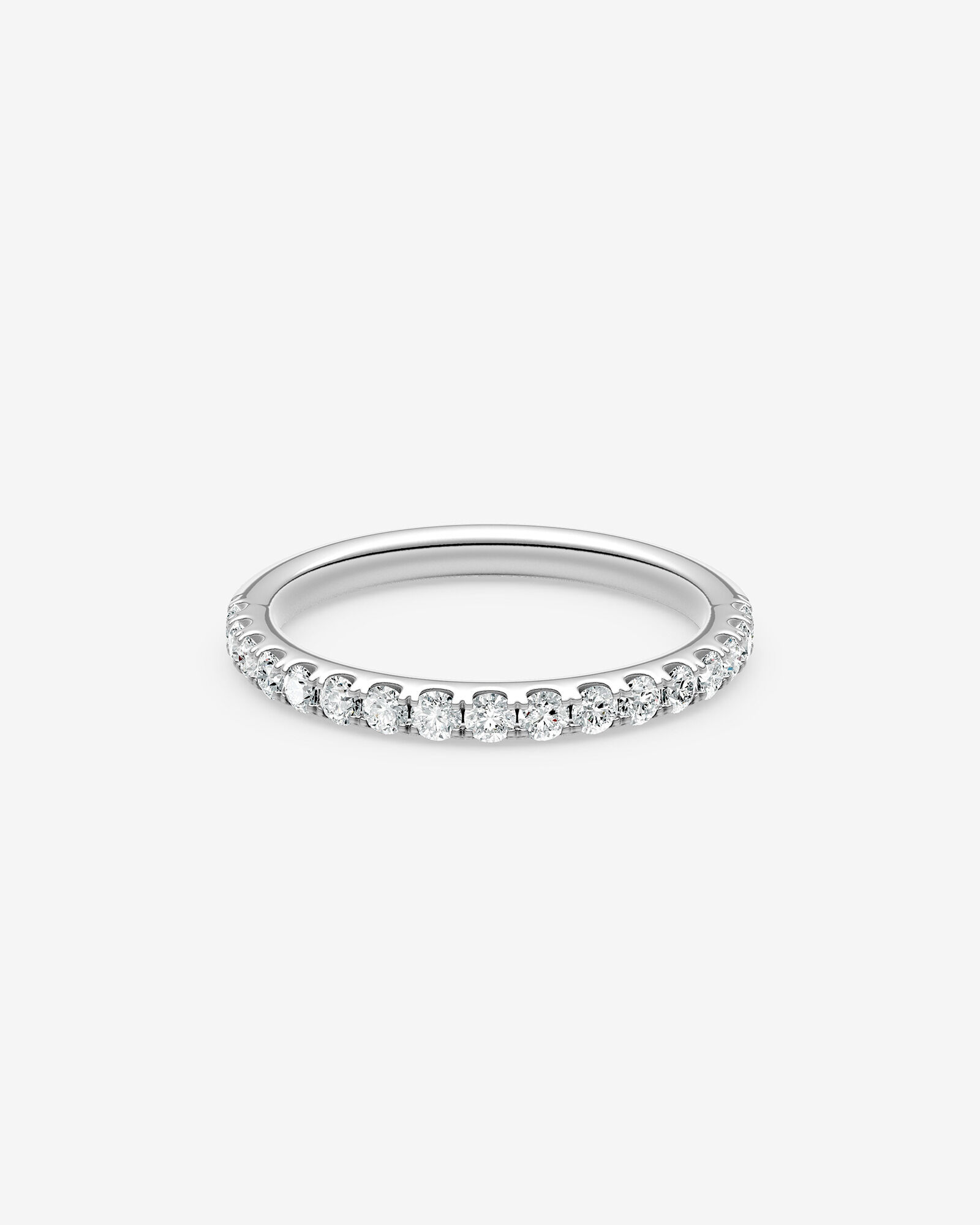 Wedding Band with 0.50 Carat TW of Diamonds in 14kt White Gold