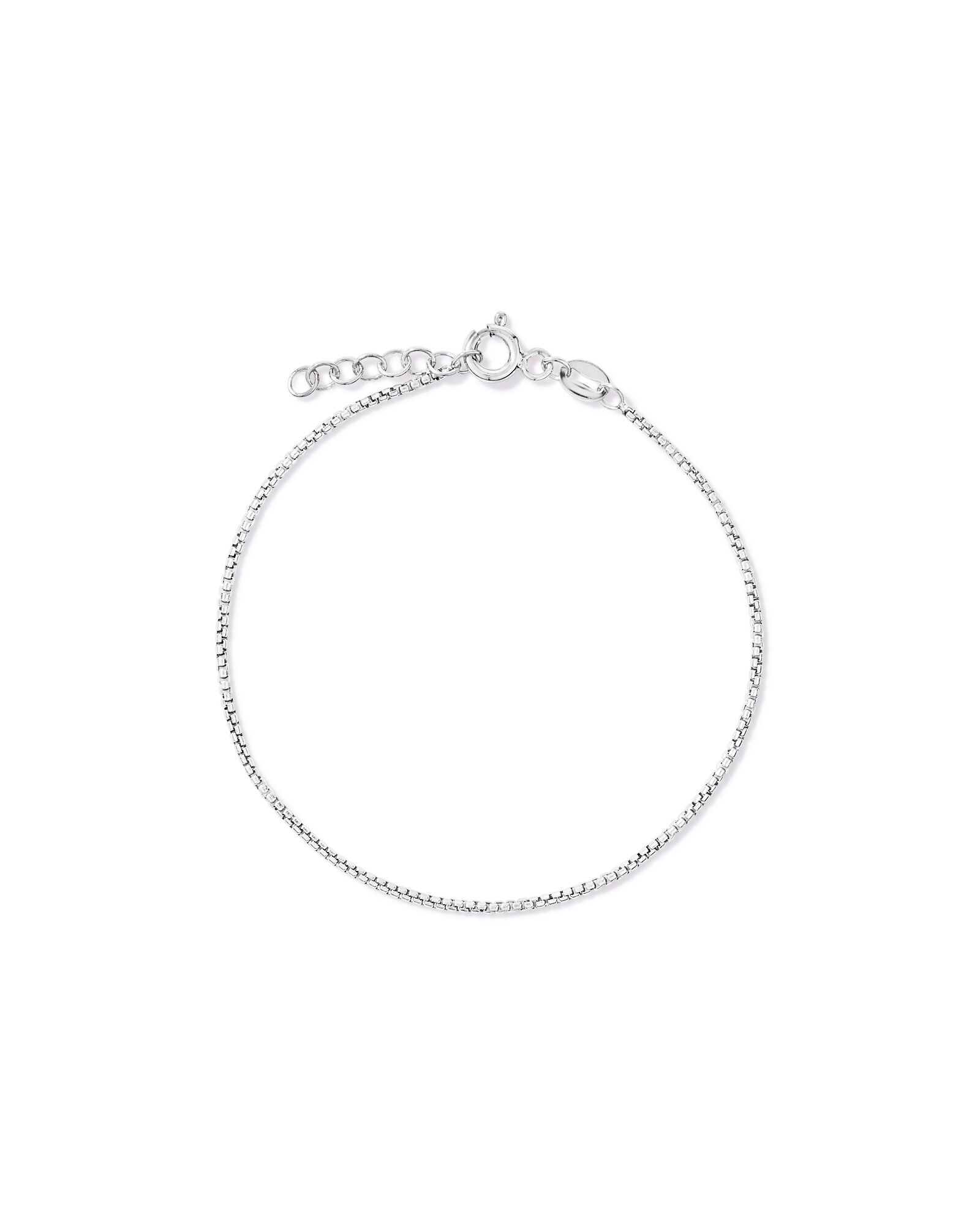 Bracelet rond 19 cm (7,5 po) 1,25 mm en argent sterling