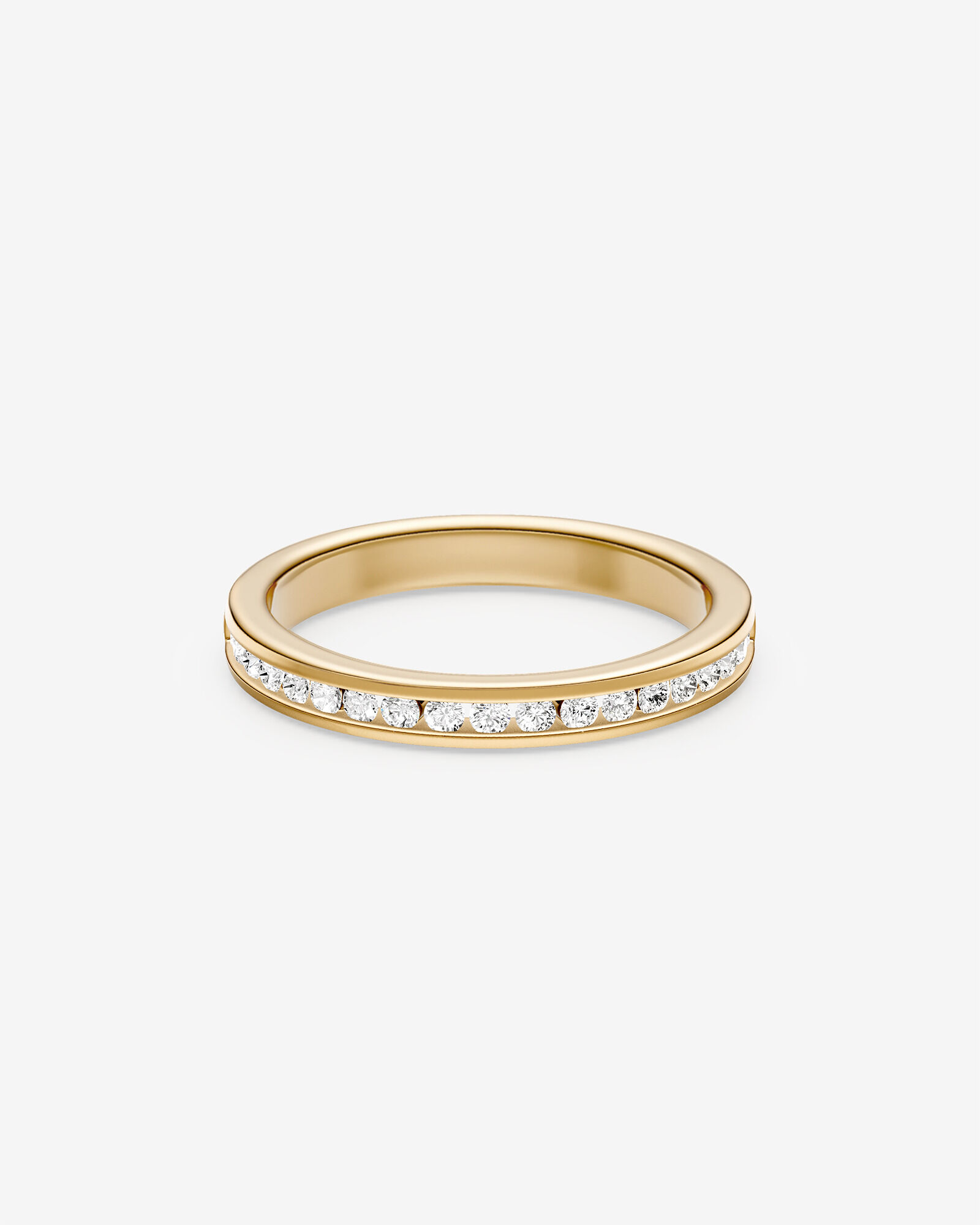 Wedding Band with 0.34 Carat TW of Diamonds in 14kt Yellow Gold