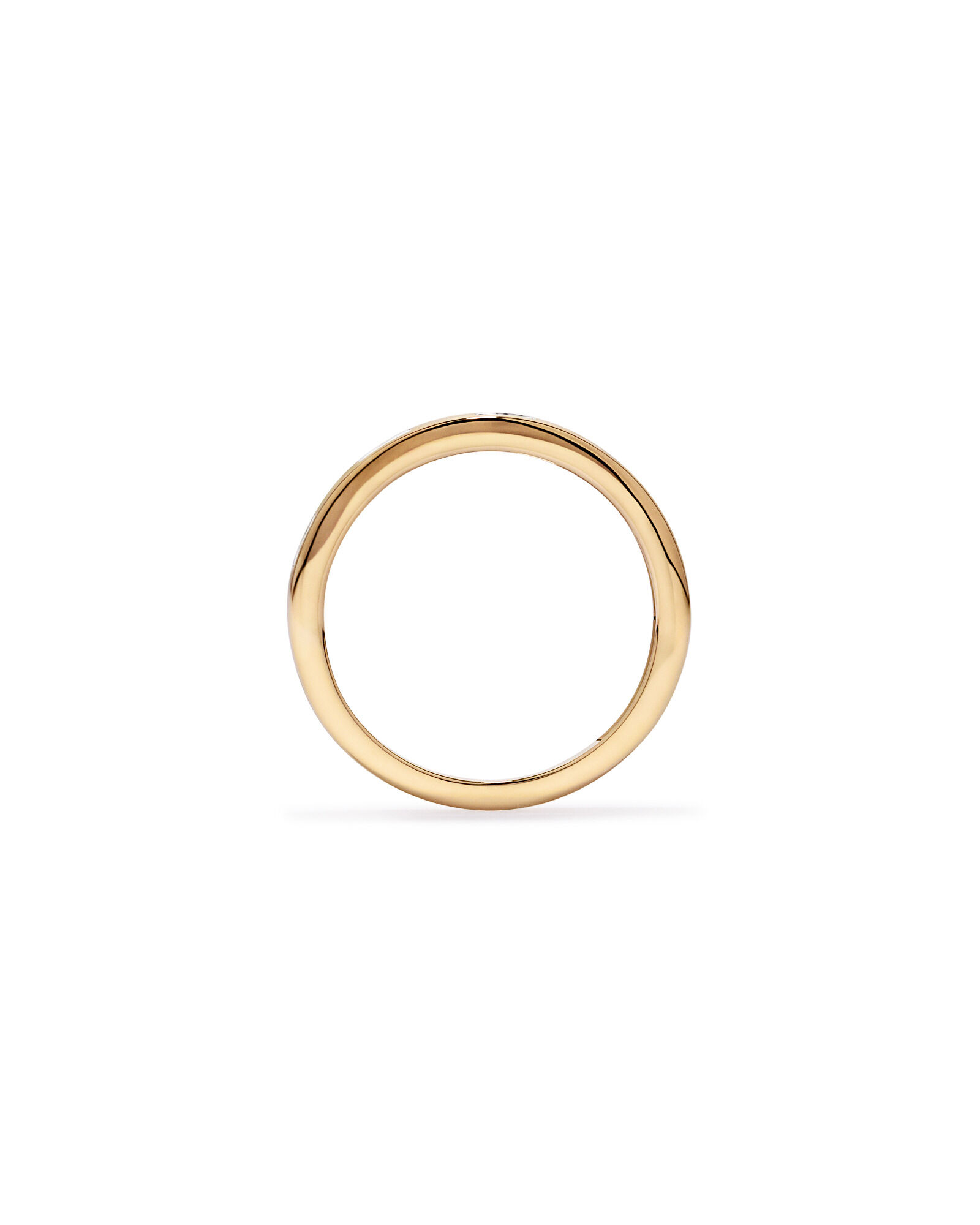 0.22TW Baguette Laboratory-Grown Diamond Wedding Band in 14kt Yellow Gold