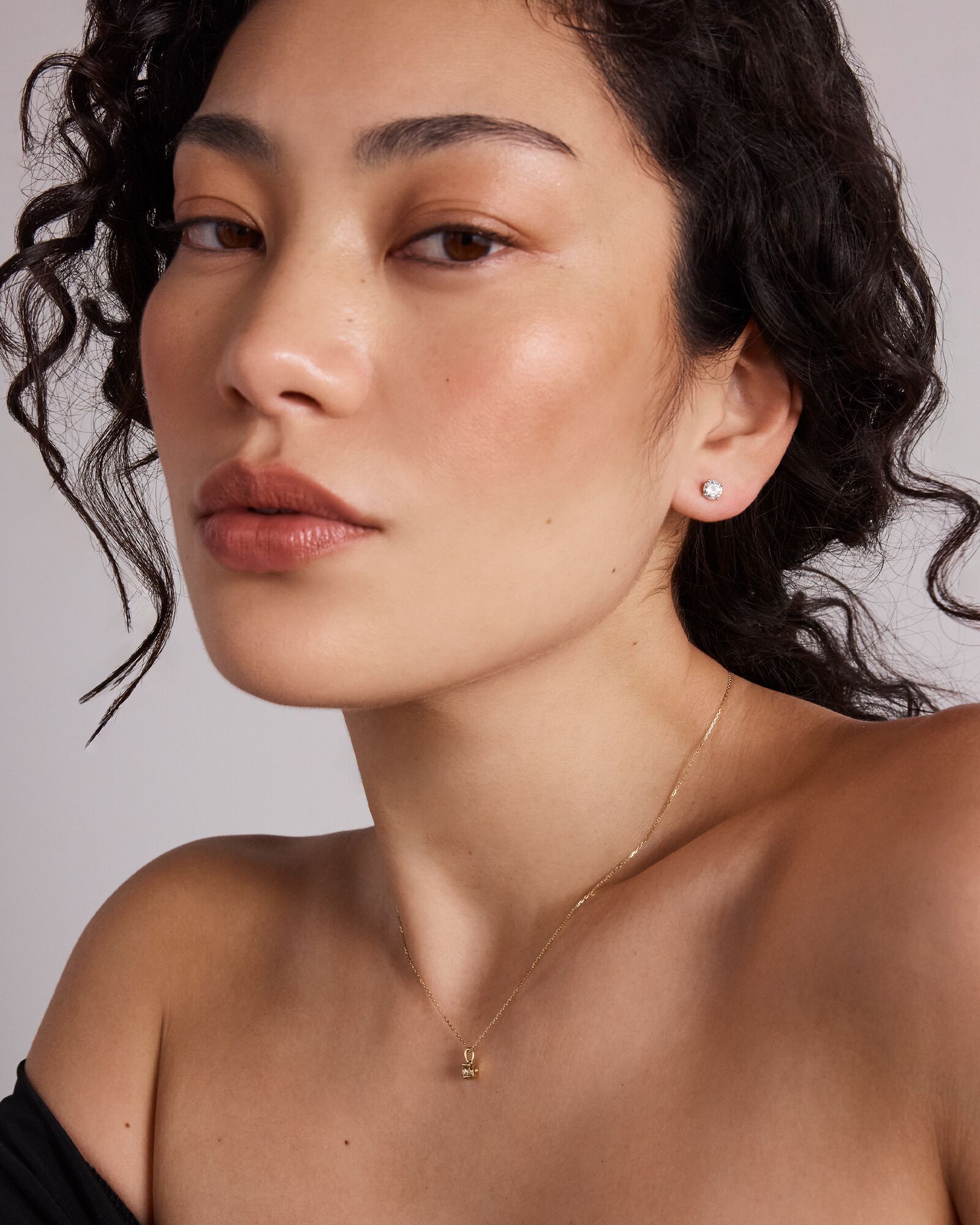 1.00 Carat TW Diamond Solitaire Stud Earrings in 18kt White Gold