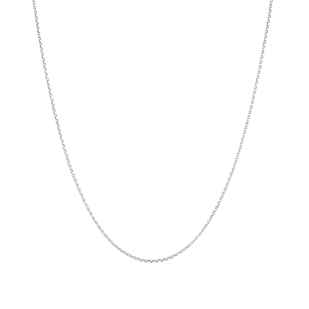 45cm (18") Solid Belcher Chain in 10kt White Gold
