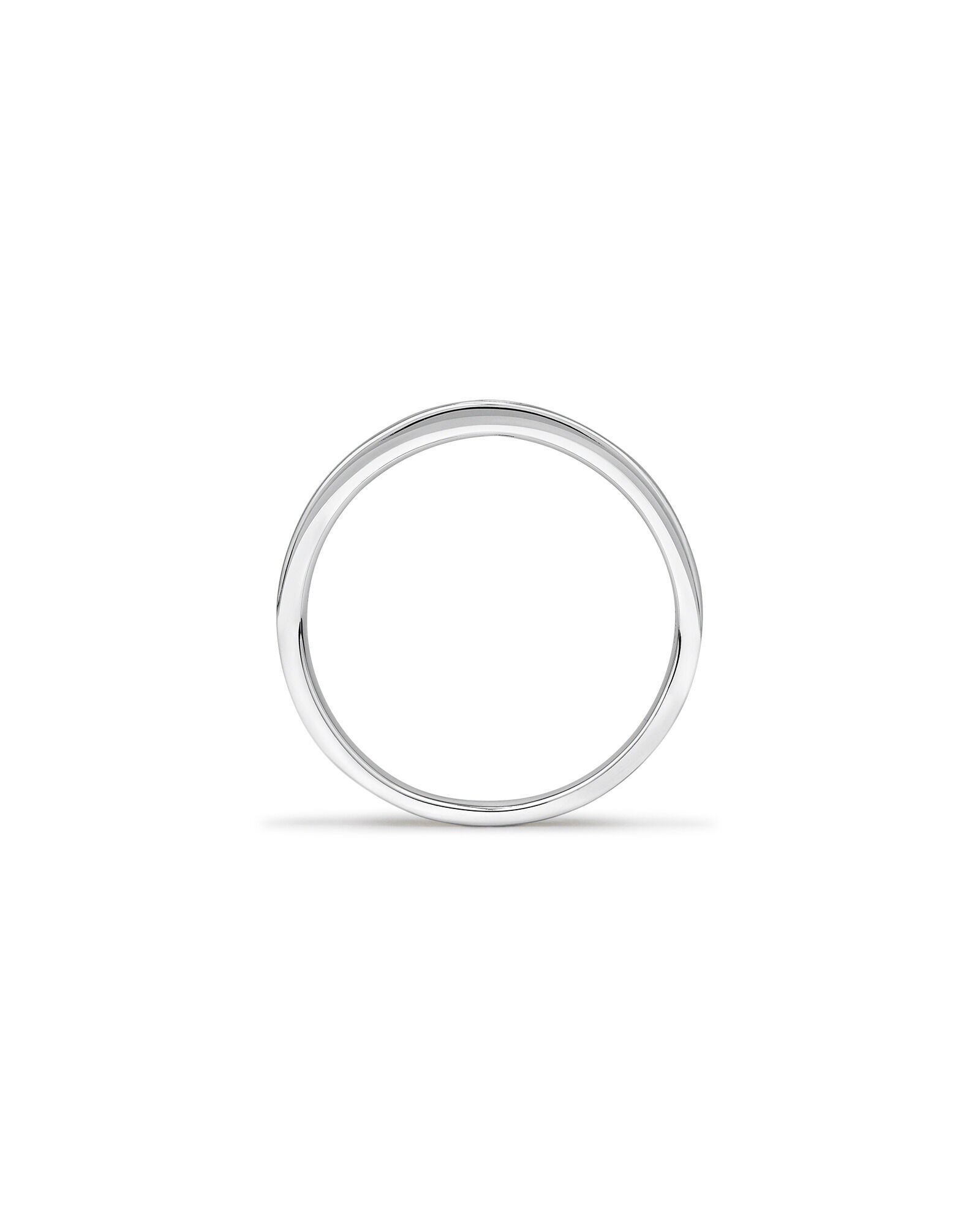 Men's Ring with Diamonds in 10kt White Gold