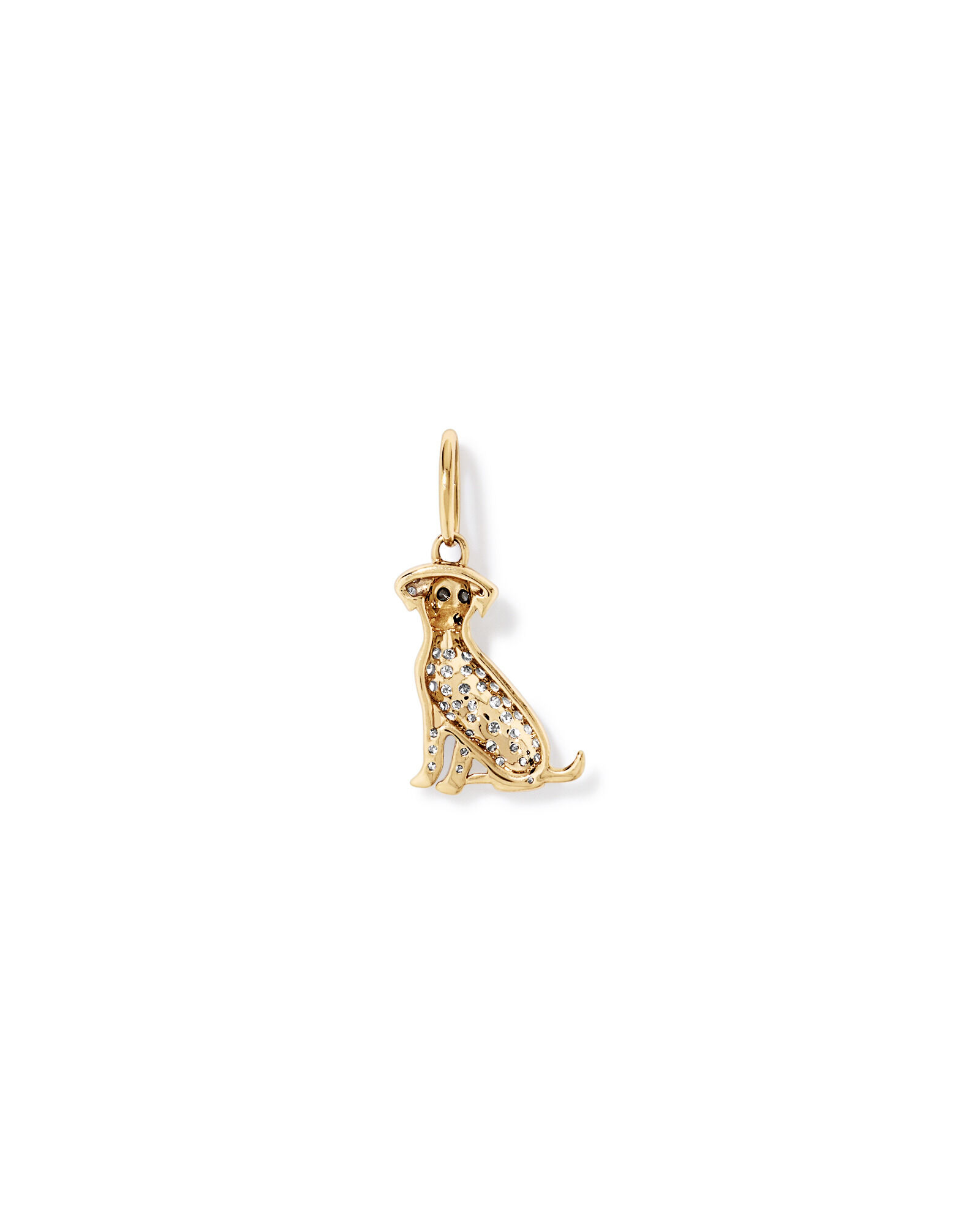 0.16TW Diamond Dog Pendant in 10kt Gold