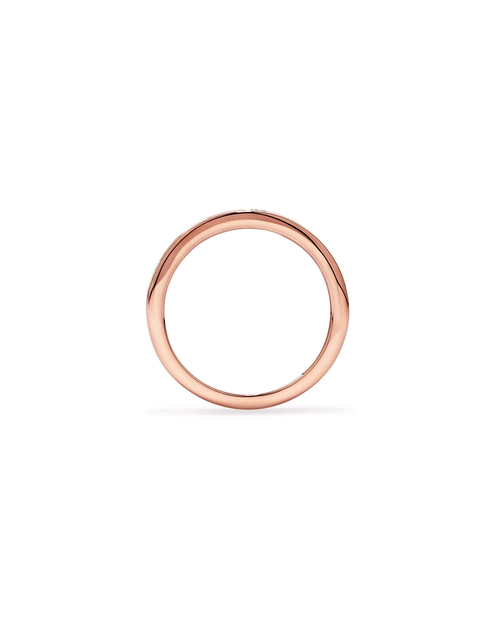 0.22TW Baguette Laboratory-Grown Diamond Wedding Band in 14kt Rose Gold