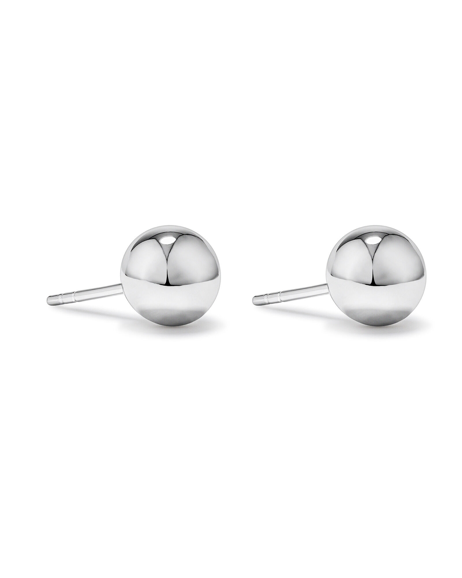 8mm Ball Stud Earrings in Sterling Silver