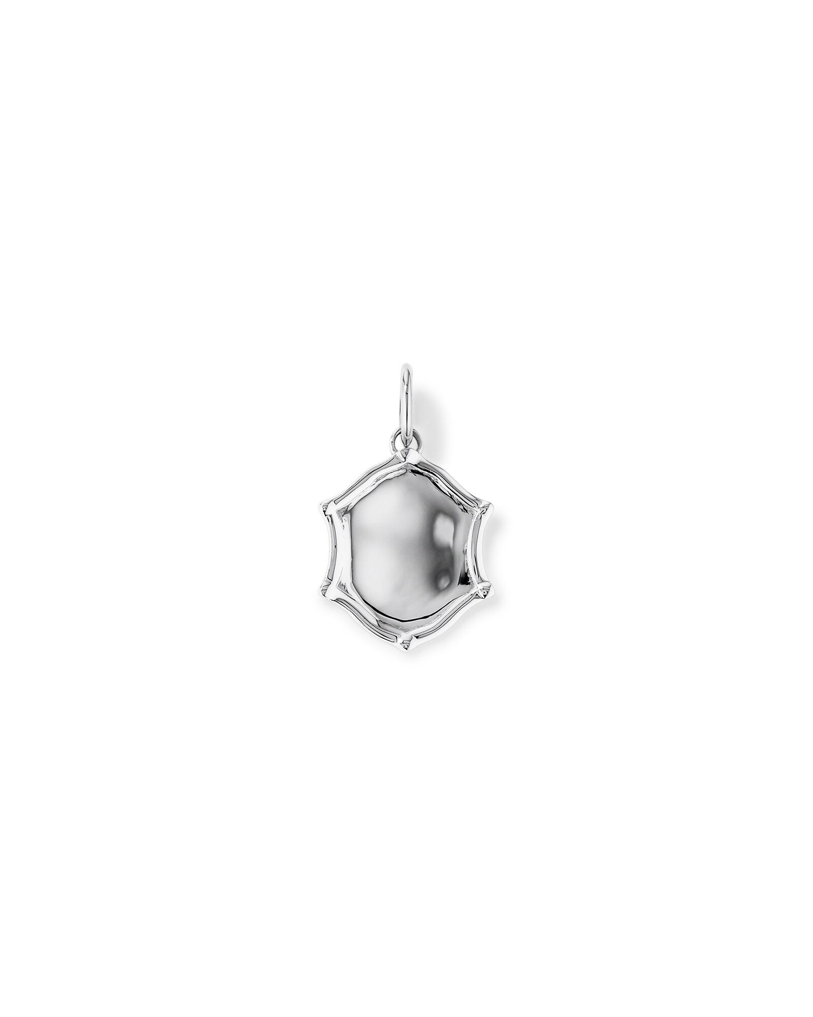 Engravable Shield Pendant in Sterling Silver