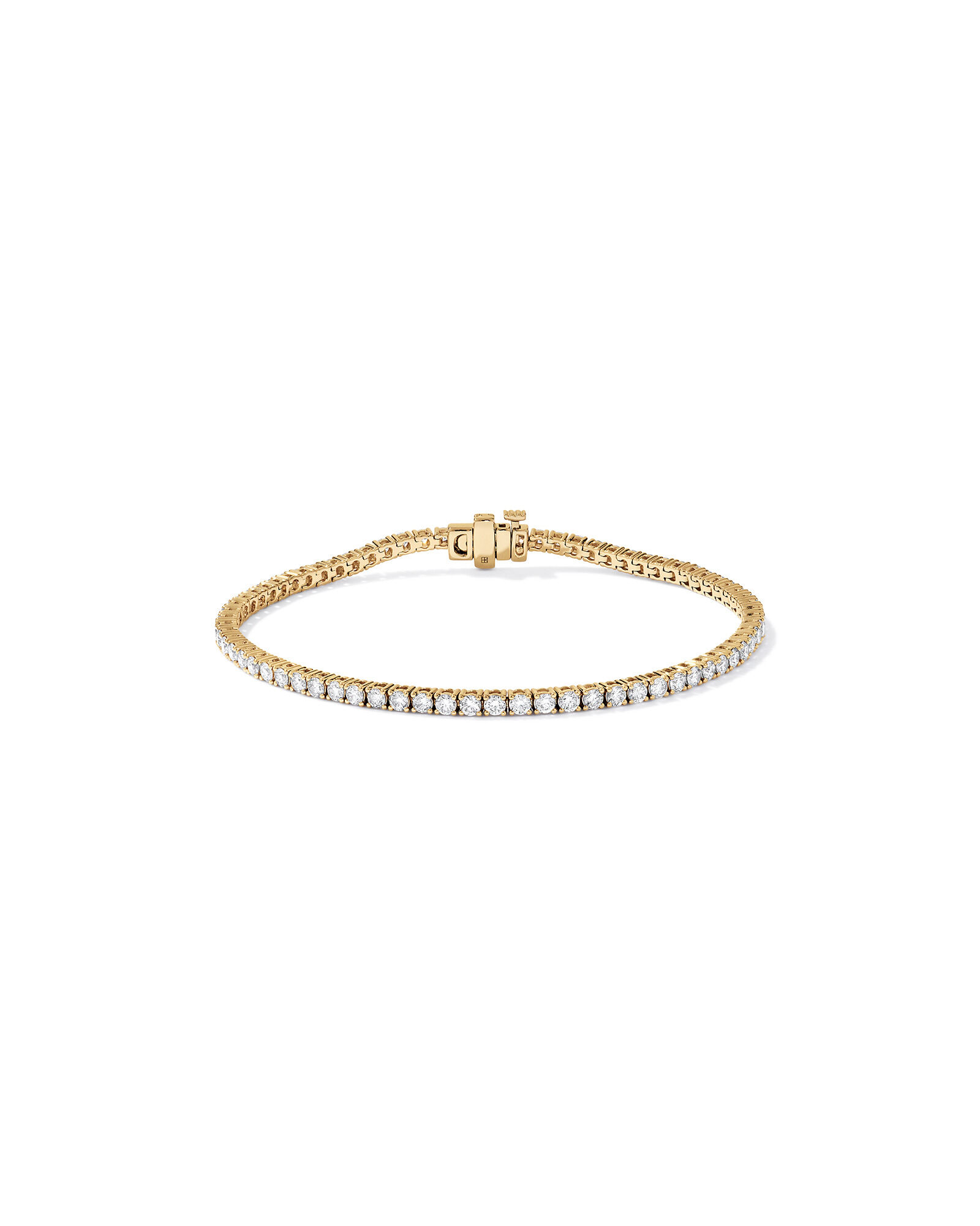 3.00TW Lab Diamond Tennis Bracelet in 10kt Yellow Gold