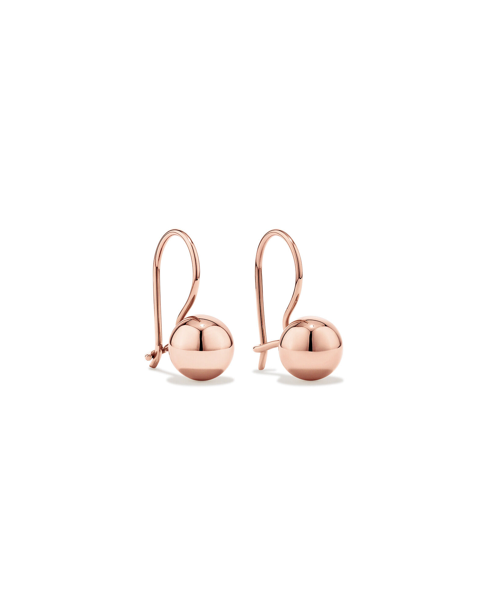 7mm Euroball Earrings in 10kt Rose Gold