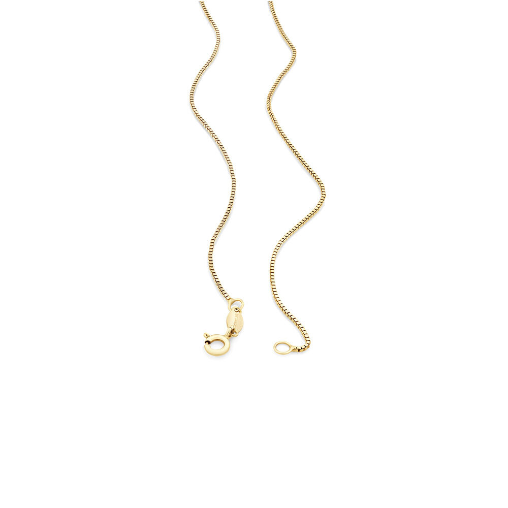 55cm (22") Box Chain in 10kt Yellow Gold