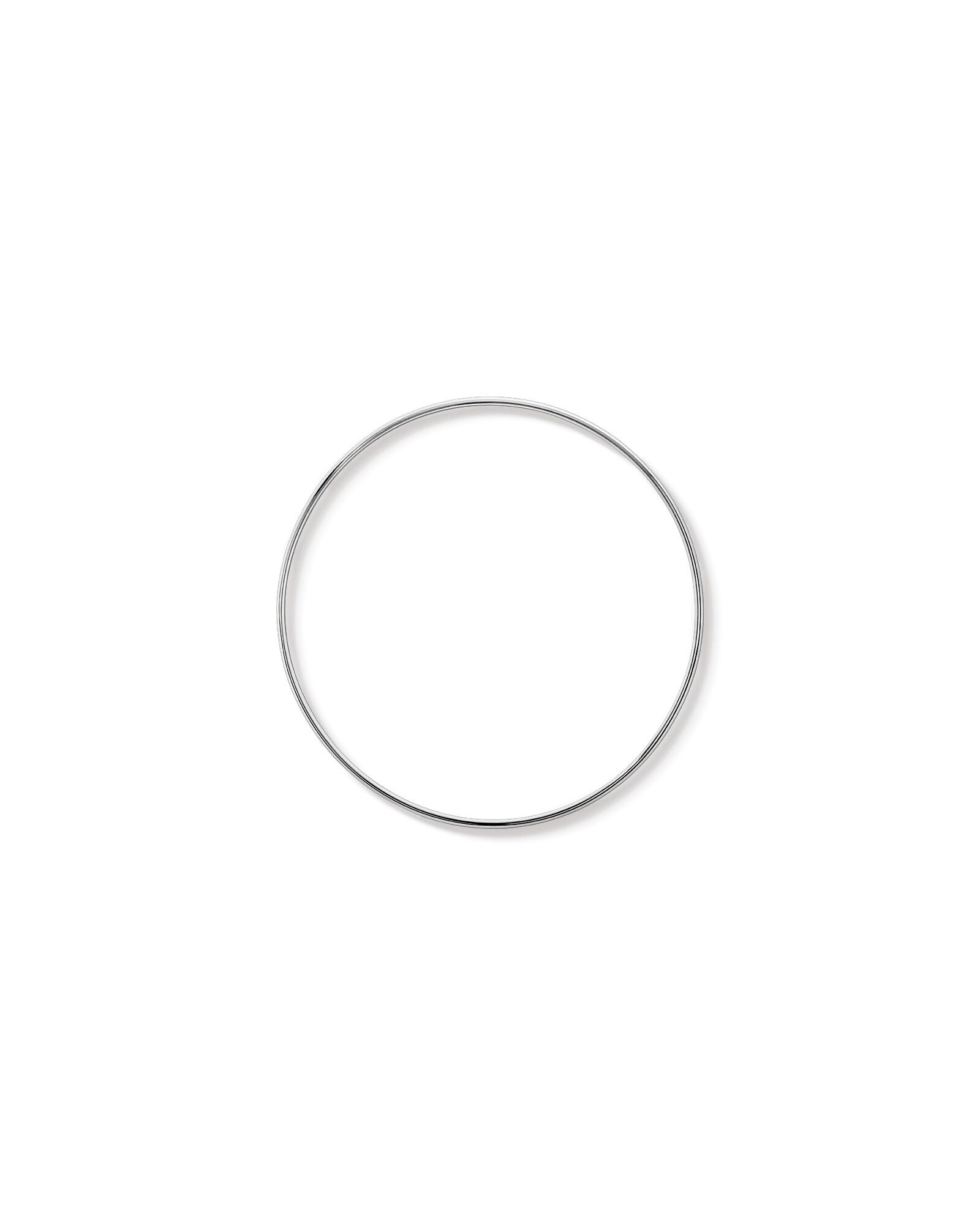 2.5mm-3mm Round Bangle in Sterling Silver