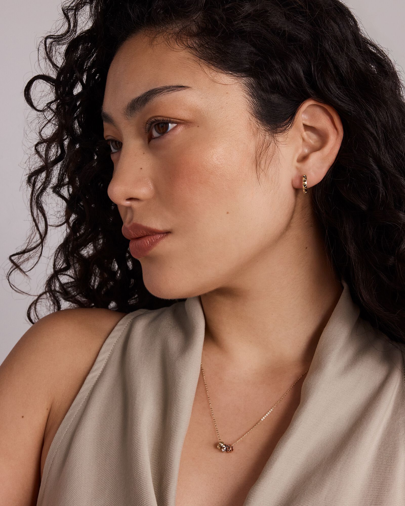 Signature Connect Huggie Earrings in 10kt Yellow Gold